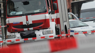 Бус е пламнал в движение на Околовръстното в София