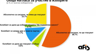 Проучване: 19,6% колебаещи се определят победителя