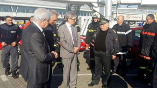 Тренировка за пожар на летището