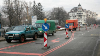 Затварят и двете платна на бул. "Брюксел" в София