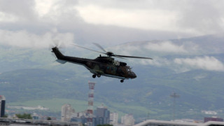 Самолети и вертолети на ВВС с тренировъчни полети над София