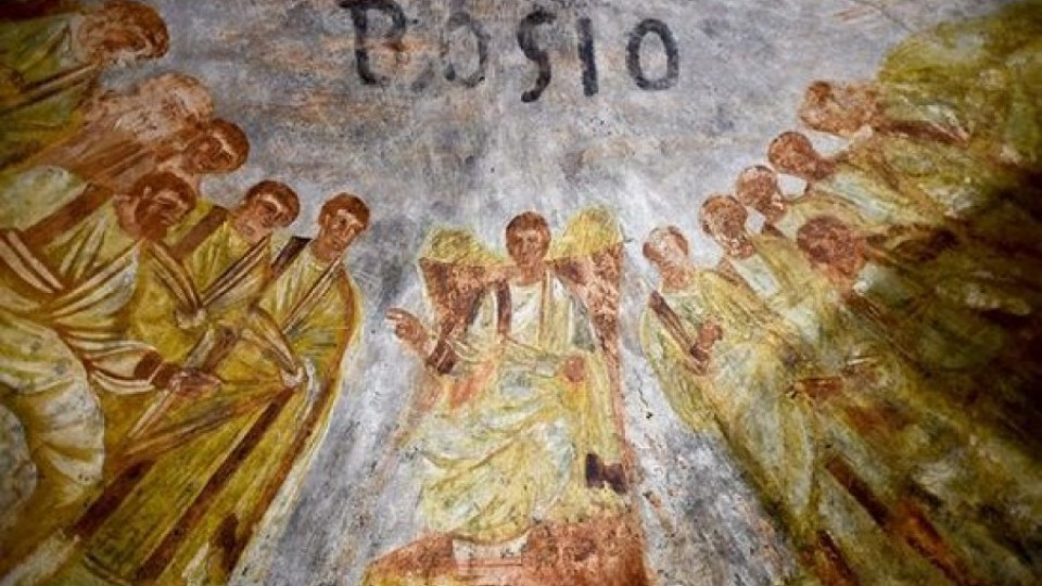 Уникални раннохристиянски стенописи бяха намерени в Рим | StandartNews.com