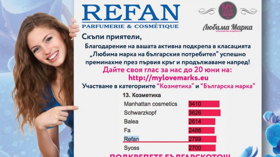 Да подкрепим българското в класацията "Любима марка"! Сега е моментът! Ето къде и как | StandartNews.com