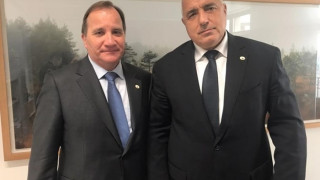 Борисов обсъди мигрантите и еврозоната с премиера на Швеция