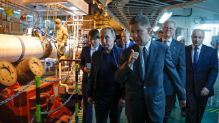 Путин инспектира  "Турски поток"