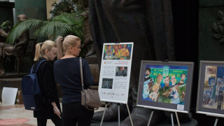 Руски и наши деца рисуват битките за Шипка и Плевен