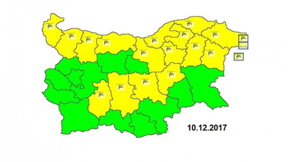 Дъжд и жълт код в половин България заради вятър | StandartNews.com