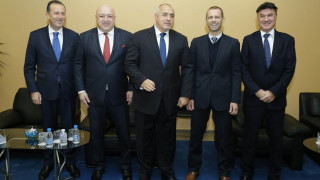 Президентът на УЕФА благодари на Борисов за базата на националите