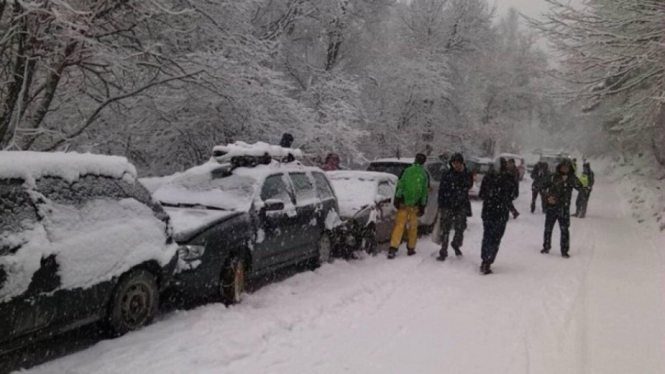 Снегът затвори пътища на Витоша /ОБНОВЕНА/ | StandartNews.com