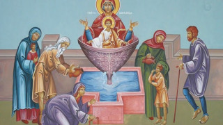 Чудо на Богородица ражда храма Живоприемни източник
