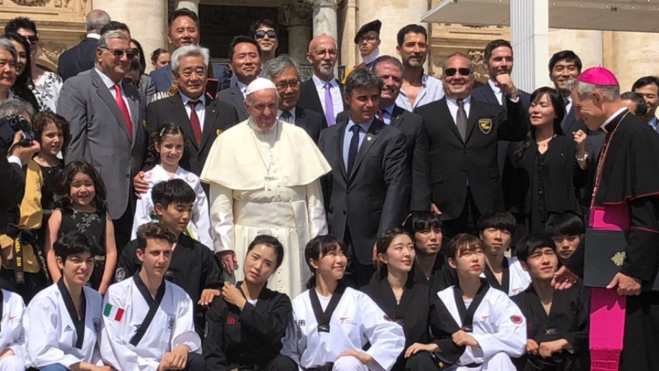 Папа Франциск благослови таекуондото | StandartNews.com