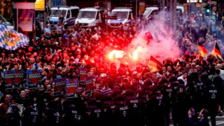 Шестима бяха ранени при сблъсъци в германския град Кемниц