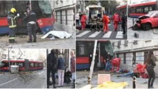 Трамвай предизвика кърваво меле в Белград