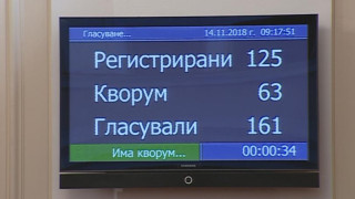 Парламентът започна работа с поименна проверка