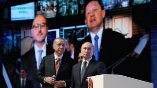 "Турски поток" стигна брега, Путин хвали Ердоган 