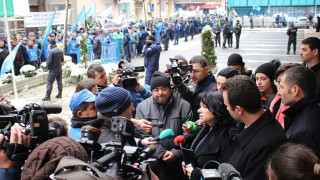 Миньори протестираха в София за въгледобивната енергетика