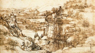 Първият пейзаж на Леонардо разкрива тайни