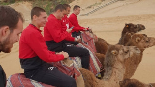 В ЦСКА се качиха на камили