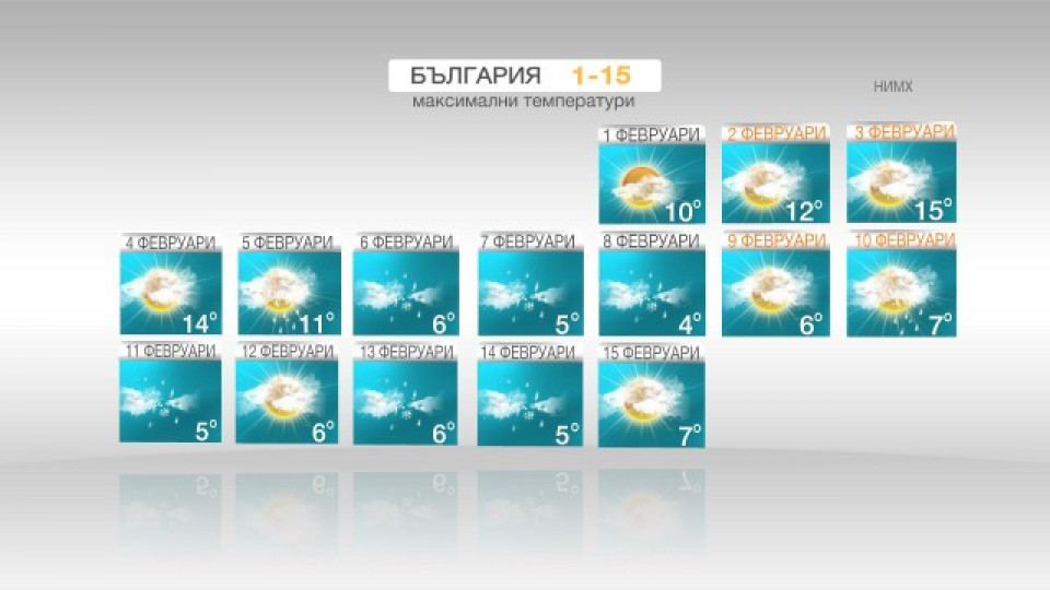 Какво ще е времето до средата на февруари? | StandartNews.com
