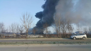 Пожар горя в бивше автстопанство във Варна