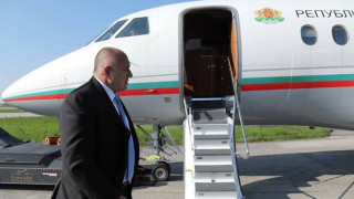 Фалконът на Борисов спука гума (ОБНОВЕНА)