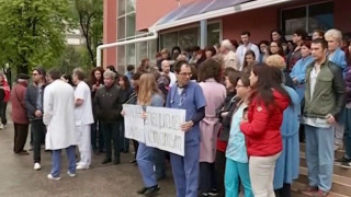 Нов протест пред столичната педиатрия