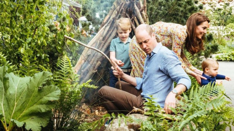 Уилям и Кейт в необятната горска градина в Челси | StandartNews.com