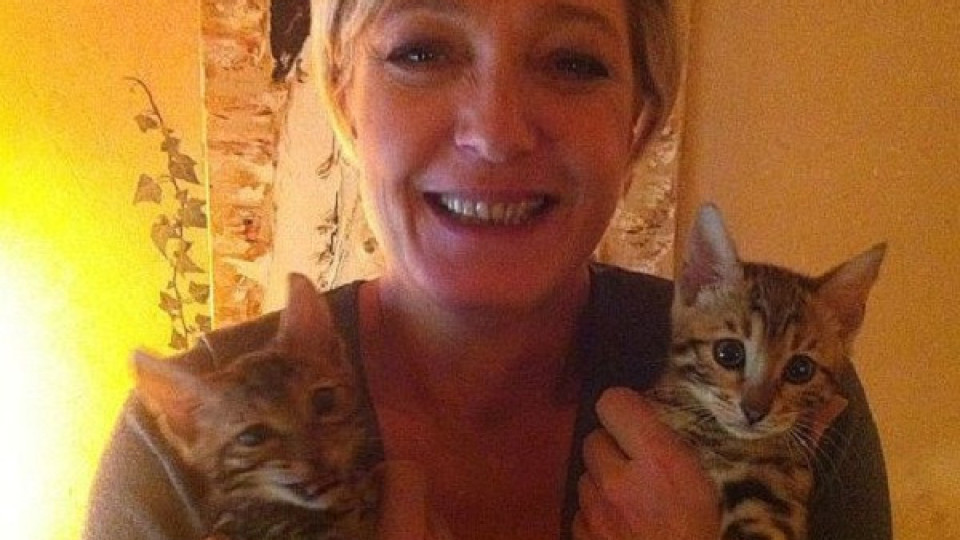 Марин льо Пен обича котките и ските | StandartNews.com