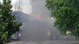 Пожар в сградата на  ГКПП-Златарево