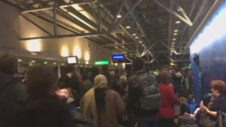 Паника на летище Станстед в Лондон