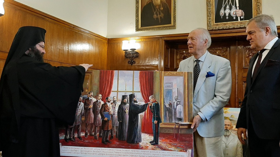 Княз подари картина за 140 г. българо-руски връзки | StandartNews.com