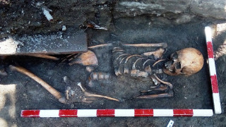 Скелет на жена от III век открит в Пловдив