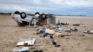 Трети ден без ток и вода в Гърция след бурята