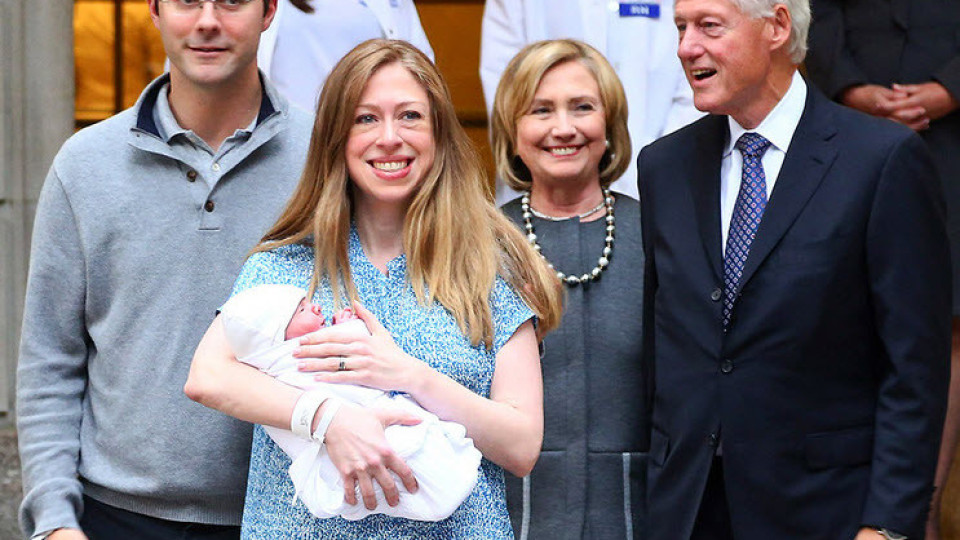 На 39 Челси Клинтън роди трето дете | StandartNews.com