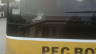 Хулигани потрошиха автобуса на Ботев Пловдив
