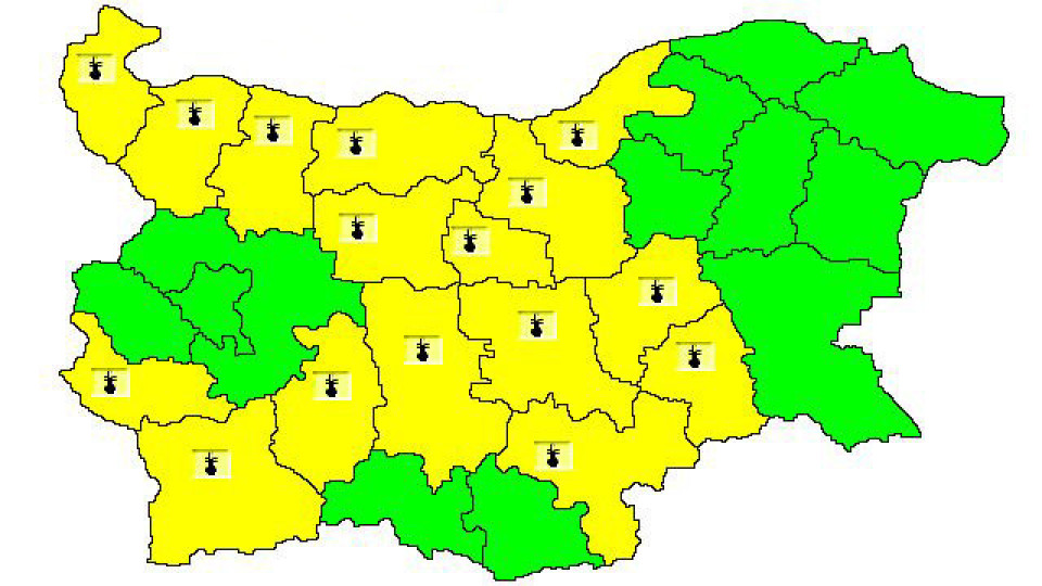 Две трети от България с жълт код заради жегата | StandartNews.com