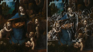 Тайни рисунки в картина на Леонардо