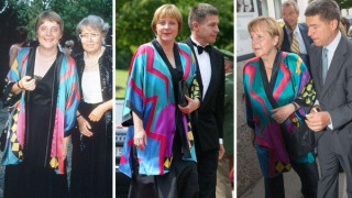 Меркел не изневерява на любимите си дрехи