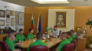 Камбитов се срещна с футболистите от ОФК "Пирин",  набор 2005 г.