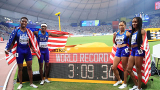 Нов световен рекорд за САЩ на световното в Доха