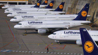 Отмениха 1300 полета заради стачка в Lufthansa