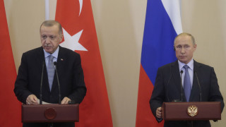 Путин и Ердоган обсъдиха Сирия по телефона