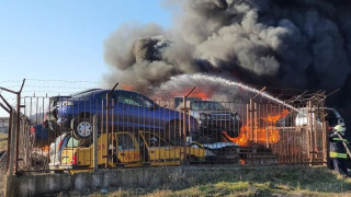 Оксижен причинил пожара в автоморга в Хасково