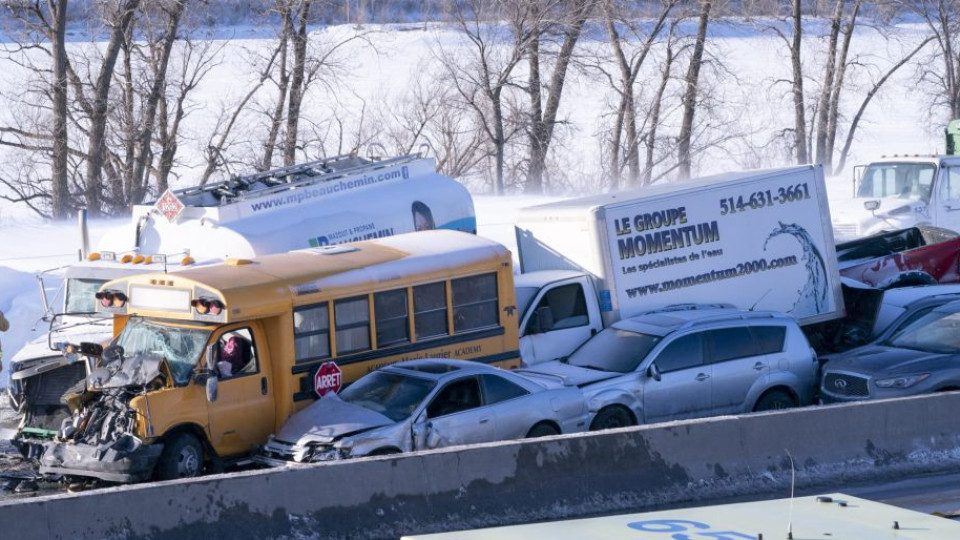 200 коли се нанизаха в Канада, има тежко ранени | StandartNews.com