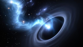 Открита е звезда, пленена от черна дупка