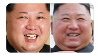 Защо Ким изглежда по-дебел и с различни зъби?