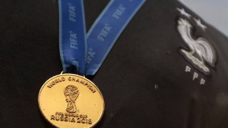 Продадоха на търг златен медал от Мондиал 2018