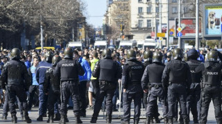 Блокада на центъра на София за дербито