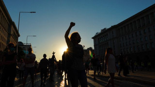 Протести - блокаж на Орлов мост