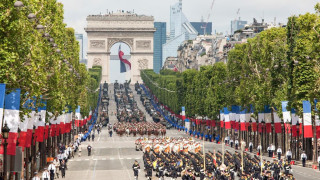 По-скромен парад за Деня на Франция